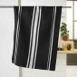 Torchon en Coton Tissé "Comptoir" 50x70cm Noir|Linge de Cuisine|Paris Prix