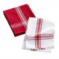Lot de 2 Torchons "Cuisiline" 50x70cm Bordeaux|Linge de Cuisine|Paris Prix
