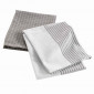 Lot de 2 Torchons "Cappuccino" 50x70cm Marron|Linge de Cuisine|Paris Prix