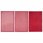 Lot de 3 Torchons "Imprimé" 45x70cm Rouge|Linge de Cuisine|Paris Prix