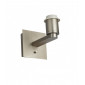 Lampe avec abat jour Issac Acier Plaque de nickel Mat 1 ampoule 13cm|Lampes à poser|Luminaire Center