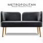 Banquette design METROPOLITAN, piétement bois, habillage tissu feutre 100% laine.|Banquettes / Bancs / Poufs|100chaises Banquette design METROPOLITAN, piétement bois, habillage tissu feutre 100% laine.|Banquettes / Bancs / Poufs|100chaises