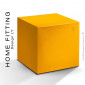 Pouf ou table carré HOME FITTING, structure plastique couleur pour intérieur et extérieur.|Banquettes / Bancs / Poufs|100chaises