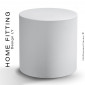 Pouf ou table rond HOME FITTING, structure plastique couleur pour extérieur et intérieur.|Banquettes / Bancs / Poufs|100chaises