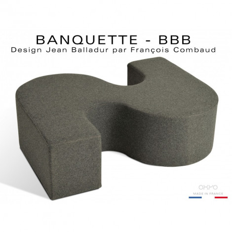 Banquette design BBB module d'assise fantaisie ou "S"|Banquettes / Bancs / Poufs|100chaises Banquette design BBB module d'assise fantaisie ou "S"|Banquettes / Bancs / Poufs|100chaises