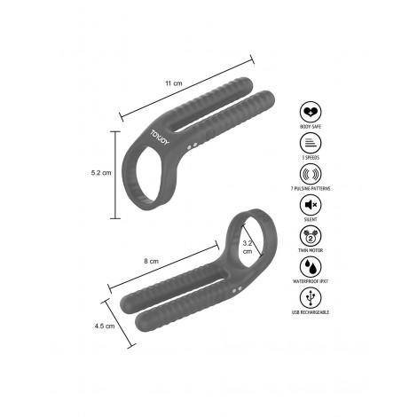 Anneau vibrant Fushion|Cockring|NatureCoquine