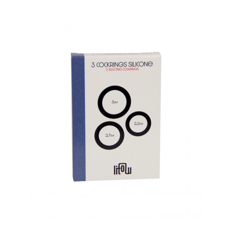 Set 3 cockrings silicone - Litolu|Cockring|NatureCoquine