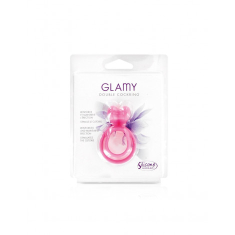 Double Cockring rose Glamy|Cockring|NatureCoquine