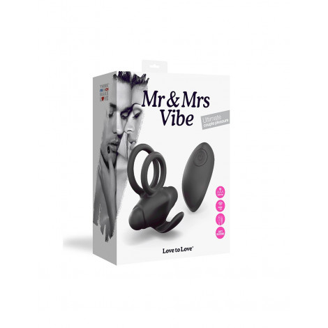 Cockring vibrant télécommandé Mr and Mrs Vibe|Cockring|NatureCoquine