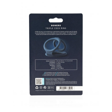 Triple Ring Boners|Cockring|NatureCoquine