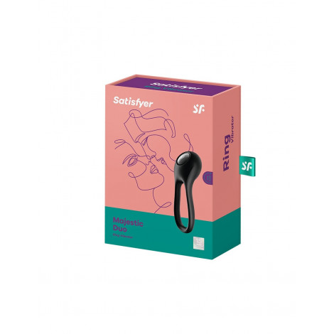 Cockring vibrant Majestic Duo - Satisfyer|Cockring|NatureCoquine