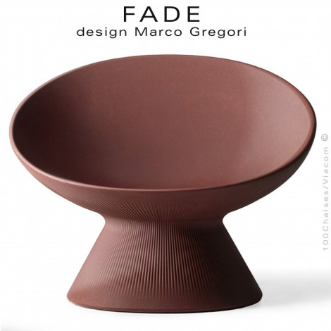 Fauteuil design lounge FADE, structure monobloc plastique couleur, pour terrasse en bord de mer ou montagne.|Fauteuil / Chauffeuse|100chaises Fauteuil design lounge FADE, structure monobloc plastique couleur, pour terrasse en bord de mer ou montagne.|Fauteuil / Chauffeuse|100chaises