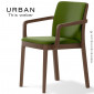 Fauteuil URBAN, structure bois de frêne, peint ou teinté, assise et dossier garnis habillage tissu.|Fauteuil / Chauffeuse|100chaises Fauteuil URBAN, structure bois de frêne, peint ou teinté, assise et dossier garnis habillage tissu.|Fauteuil / Chauffeuse|100chaises
