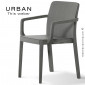 Fauteuil URBAN, piétement et assise en bois de frêne, peint ou teinté.|Fauteuil / Chauffeuse|100chaises Fauteuil URBAN, piétement et assise en bois de frêne, peint ou teinté.|Fauteuil / Chauffeuse|100chaises