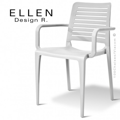 Fauteuil design ELLEN, structure et piétement plastique couleur, pour extérieur.|Fauteuil / Chauffeuse|100chaises Fauteuil design ELLEN, structure et piétement plastique couleur, pour extérieur.|Fauteuil / Chauffeuse|100chaises
