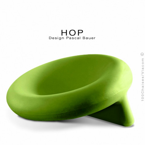 Fauteuil design lounge HOP, assise basse confort, structure plastique couleur, pour pool house ou yachting.|Fauteuil / Chauffeuse|100chaises Fauteuil design lounge HOP, assise basse confort, structure plastique couleur, pour pool house ou yachting.|Fauteuil / Chauffeuse|100chaises