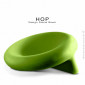 Fauteuil design lounge HOP, assise basse confort, structure plastique couleur, pour pool house ou yachting.|Fauteuil / Chauffeuse|100chaises Fauteuil design lounge HOP, assise basse confort, structure plastique couleur, pour pool house ou yachting.|Fauteuil / Chauffeuse|100chaises