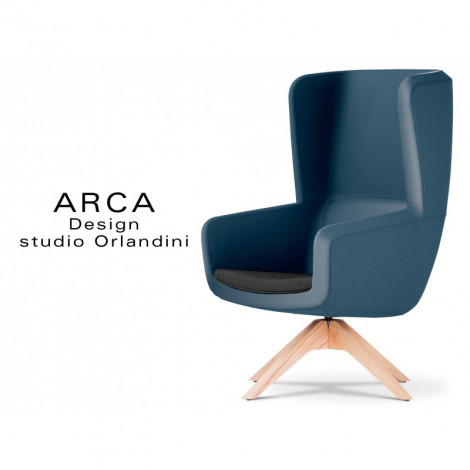 Fauteuil ARCA pour les espaces d'accueil et lounge habillage cuir bovin naturel piétement bois|Fauteuil / Chauffeuse|100chaises Fauteuil ARCA pour les espaces d'accueil et lounge habillage cuir bovin naturel piétement bois|Fauteuil / Chauffeuse|100chaises