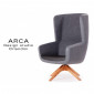 Fauteuil ARCA pour les espaces d'accueil et lounge habillage 100% polyester|Fauteuil / Chauffeuse|100chaises Fauteuil ARCA pour les espaces d'accueil et lounge habillage 100% polyester|Fauteuil / Chauffeuse|100chaises