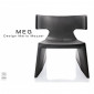 Fauteuil design plastique pour terrasse ou jardin MEG structure polyéthylène - Lot de 3 unités|Fauteuil / Chauffeuse|100chaises Fauteuil design plastique pour terrasse ou jardin MEG structure polyéthylène - Lot de 3 unités|Fauteuil / Chauffeuse|100chaises