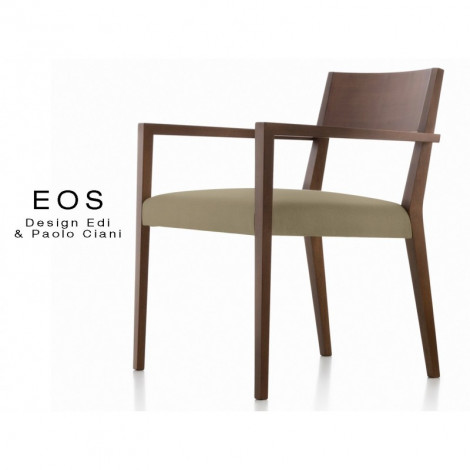 Fauteuil confort EOS structure bois, assise garnie, habillage tissu - Lot de 6 pièces.|Fauteuil / Chauffeuse|100chaises Fauteuil confort EOS structure bois, assise garnie, habillage tissu - Lot de 6 pièces.|Fauteuil / Chauffeuse|100chaises