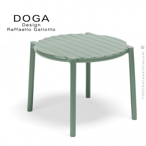 Table basse design pour extérieur DOGA, structure plastique couleur, 4 pieds, plateau rond Ø50 cm. - Lot de 4 pièces.|Table|100chaises Table basse design pour extérieur DOGA, structure plastique couleur, 4 pieds, plateau rond Ø50 cm. - Lot de 4 pièces.|Table|100chaises