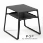 Table basse design POP, deux plateaux rectangulaire plastique amovible, piétement type luge plastique.|Table|100chaises Table basse design POP, deux plateaux rectangulaire plastique amovible, piétement type luge plastique.|Table|100chaises