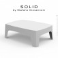 Table basse d'extérieur SOLID, pour bar lounge CHR, structure 4 pieds plastique couleur empilable - Lot de 4 pièces.|Table|100chaises Table basse d'extérieur SOLID, pour bar lounge CHR, structure 4 pieds plastique couleur empilable - Lot de 4 pièces.|Table|100chaises