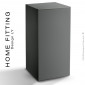 Table haute carré HOME FITTING, structure plastique couleur pour intérieur et extérieur.|Table|100chaises