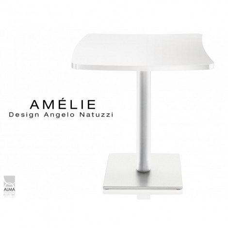 Table pour café, restaurant AMÉLIE plateau fantaisie résine pour extérieur|Table|100chaises Table pour café, restaurant AMÉLIE plateau fantaisie résine pour extérieur|Table|100chaises