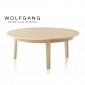 Table basse ronde large WOLFGANG piétement et structure bois de chêne|Table|100chaises Table basse ronde large WOLFGANG piétement et structure bois de chêne|Table|100chaises