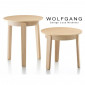 Table d'appoint ou guéridon rond WOLFGANG small structure et piétement bois de chêne|Table|100chaises Table d'appoint ou guéridon rond WOLFGANG small structure et piétement bois de chêne|Table|100chaises