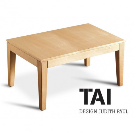 Table basse ou d'appoint rectangulaire TAI structure bois de hêtre massif|Table|100chaises Table basse ou d'appoint rectangulaire TAI structure bois de hêtre massif|Table|100chaises
