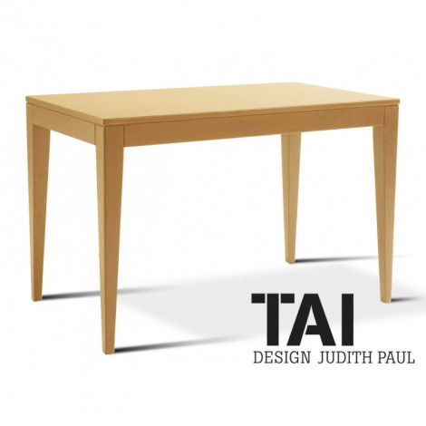 Table rectangulaire d'appoint TAI structure bois de hêtre massif|Table|100chaises Table rectangulaire d'appoint TAI structure bois de hêtre massif|Table|100chaises