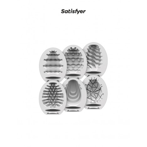 Pack de 6 Satisfyer Eggs assortis|Masturbateur|NatureCoquine