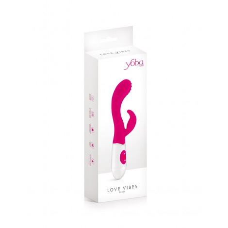Vibromasseur Rabbit Leola rose - Yoba|Vibro Rabbit|NatureCoquine