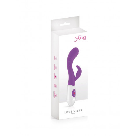 Vibromasseur Rabbit Leola violet - Yoba|Vibro Rabbit|NatureCoquine