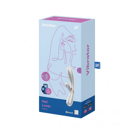 Rabbit chauffant Hot Lover nude - Satisfyer|Stimulateur Clitoridien|NatureCoquine