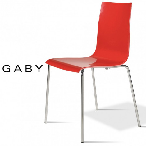 Chaises design GABY, assise coque plastique couleur, piétement acier peint ou chromé - Lot de 3 pièces.|Chaise|100chaises Chaises design GABY, assise coque plastique couleur, piétement acier peint ou chromé - Lot de 3 pièces.|Chaise|100chaises
