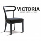 Chaise en bois pour hôtel, restaurant VICTORIA assise garnie habillage tissu ou cuir|Chaise|100chaises