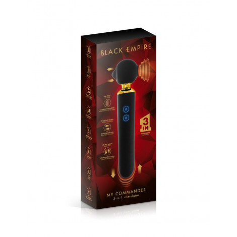 Triple stimulateur My Commander - Black Empire|Wand|NatureCoquine