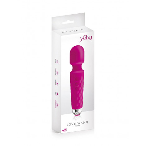 Vibro Love Wand rechargeable rose - Yoba|Wand|NatureCoquine