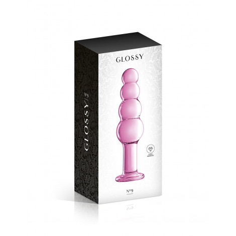 Plug verre Glossy Toys n° 9 Pink|Plug et Jouets Anal|NatureCoquine