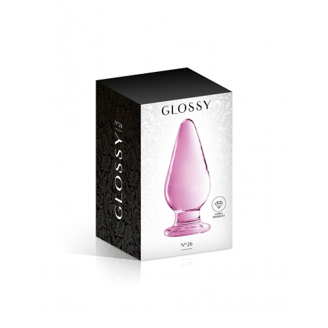 Plug anal verre Glossy Toys n° 26 Pink|Plug et Jouets Anal|NatureCoquine