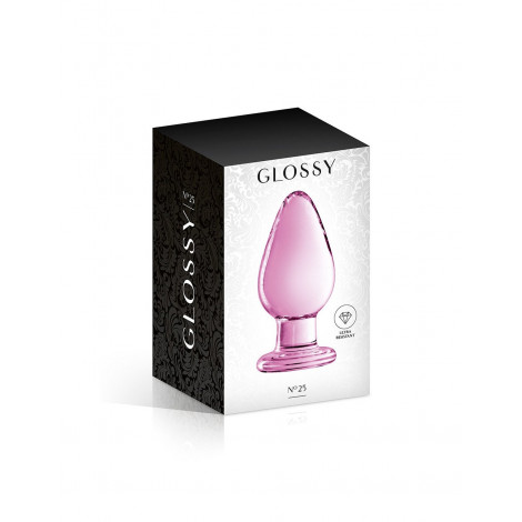 Plug anal verre Glossy Toys n° 25 Pink|Plug et Jouets Anal|NatureCoquine