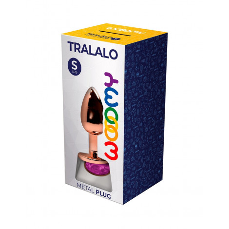 Plug bijou Tralalo rose S - Wooomy|Plug et Jouets Anal|NatureCoquine