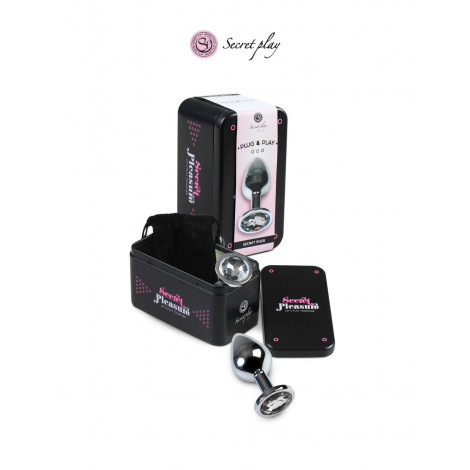 Plug aluminium S Transparent|Plug et Jouets Anal|NatureCoquine