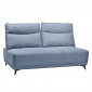 Chauffeuse double modulable tissu bleu clair dossier réglable - GINA|Canape|Meuble et moi
