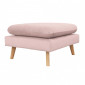 Pouf pour canapé modulable en velours rose - LASSIE|Canape|Meuble et moi