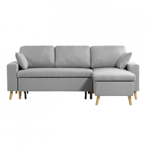 Canapé d'Angle Réversible Convertible "Koli" 227cm Gris|Canape|Paris Prix